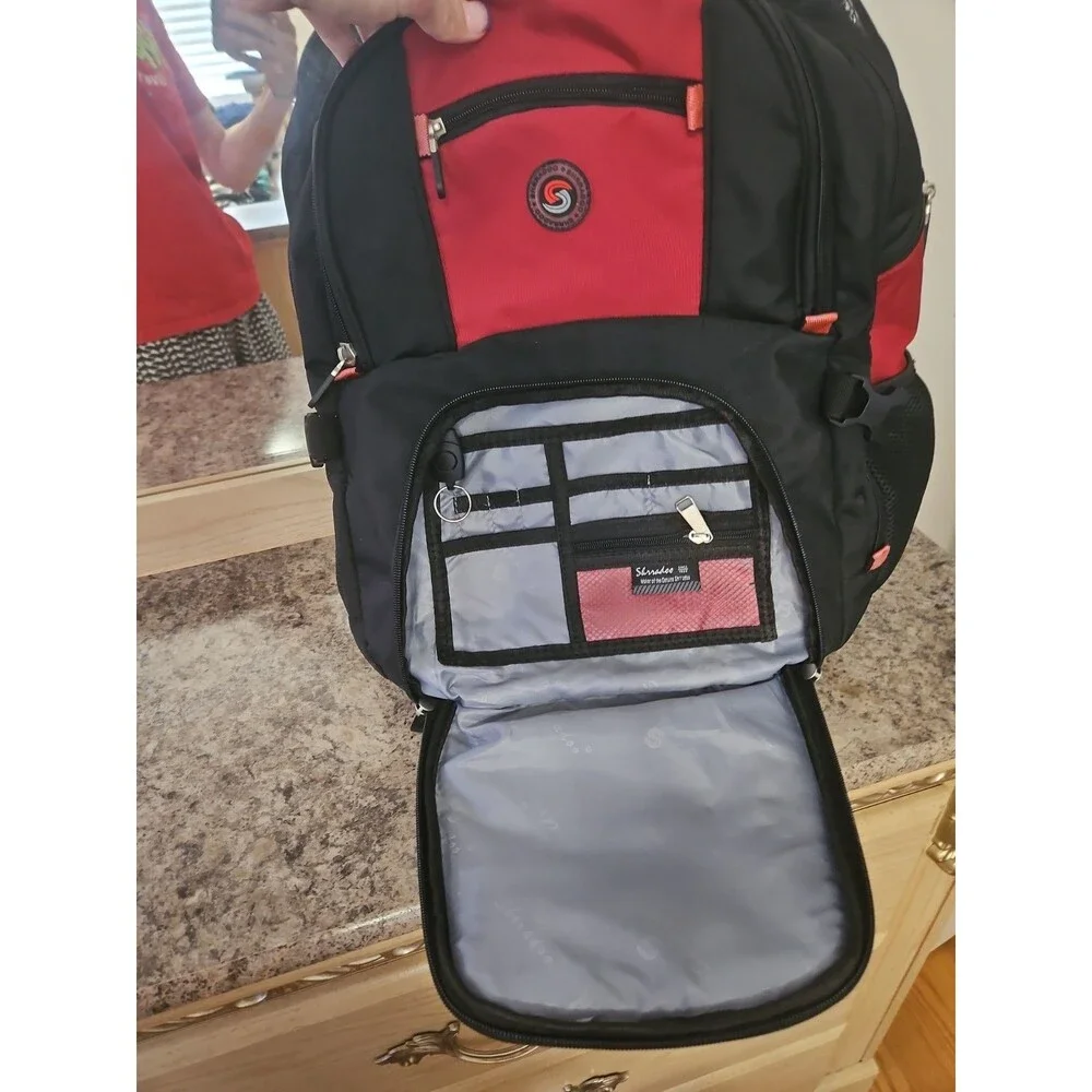 Shrradoo Extra Large 50L Travel Laptop Backpack w/ USB Charging Ports Works